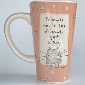 Kitty Cat tall coffee tea mug